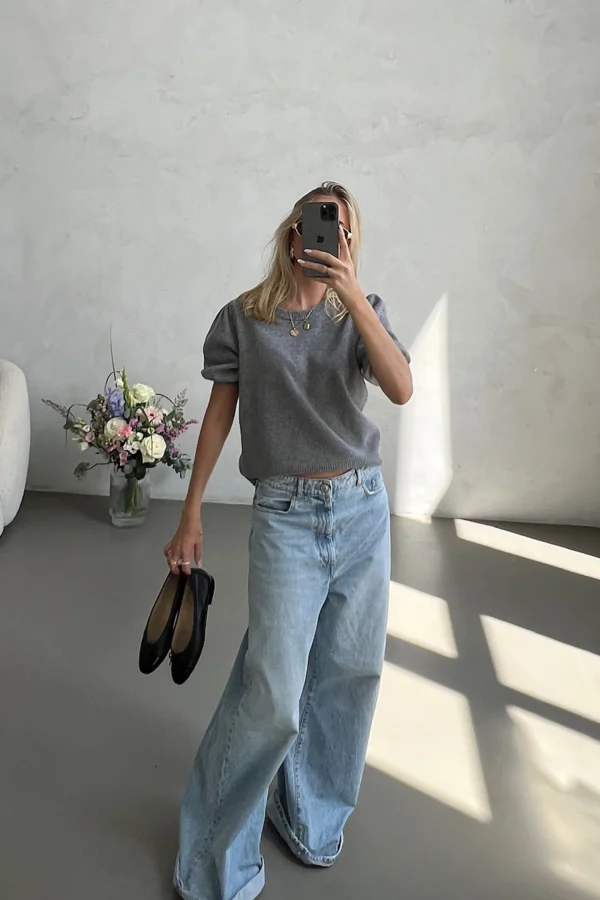 Ladneri Pullover<Pullover Poupette in Mid Grey