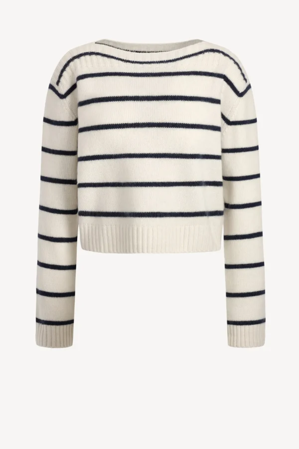 Ladneri Pullover<Pullover Provence in Navy/Weiß