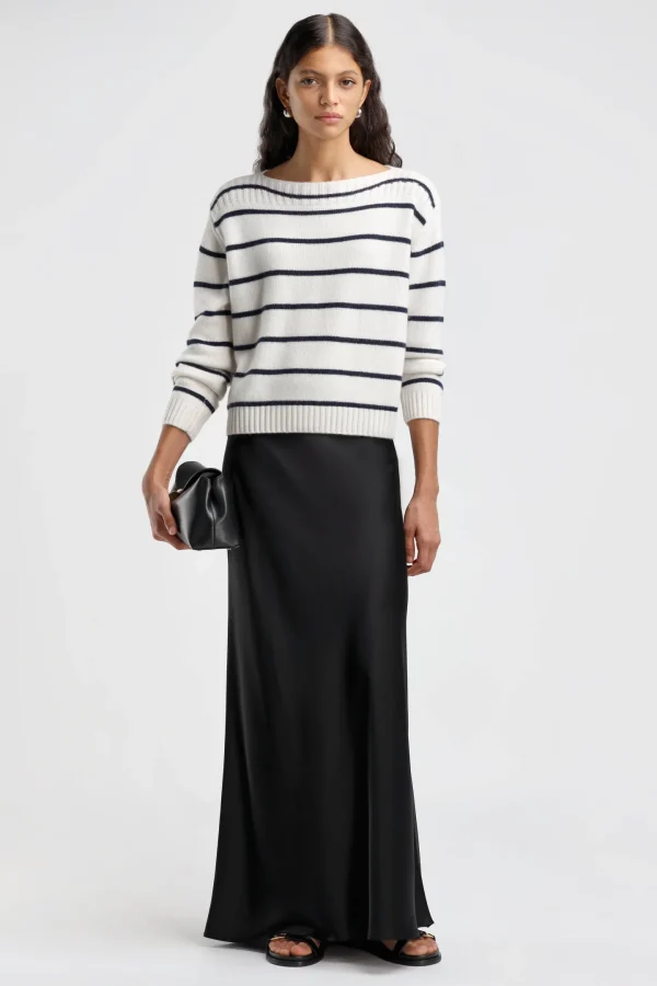 Ladneri Pullover<Pullover Provence in Navy/Weiß