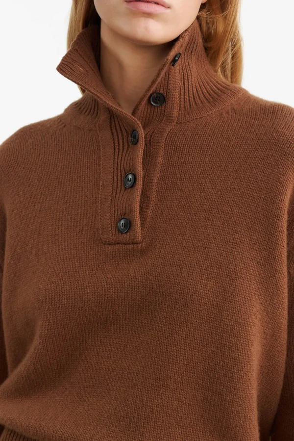 Nili Lotan Pullover<Pullover Renata in Coffee