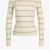 Frame Pullover<Pullover Rib Crew in Camel/Multi
