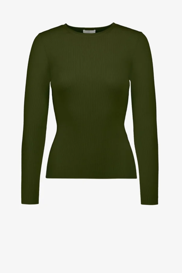 Allude Pullover<Pullover Round Neck in Grün