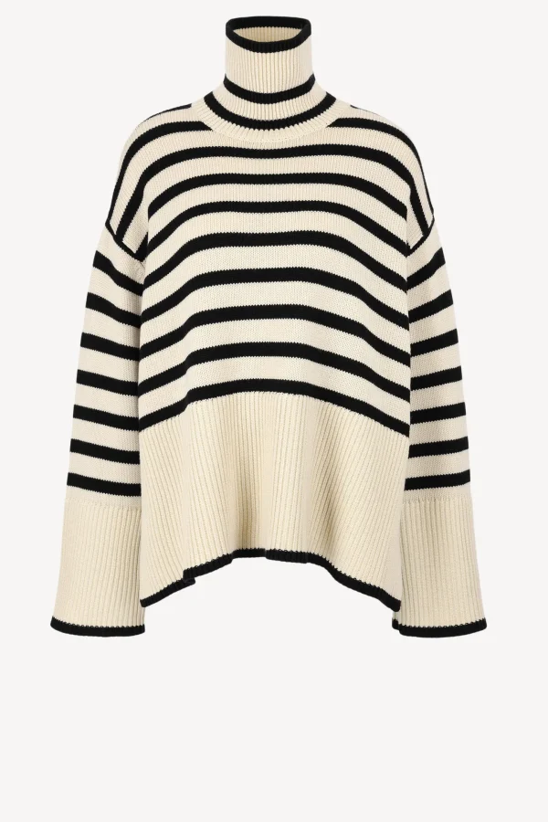 Toteme Pullover<Pullover Signature Stripe in Light Sand
