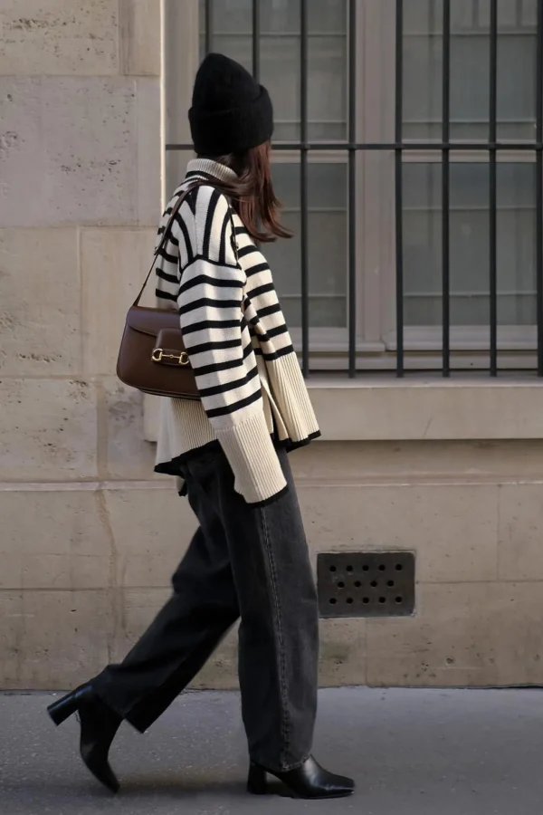 Toteme Pullover<Pullover Signature Stripe in Light Sand