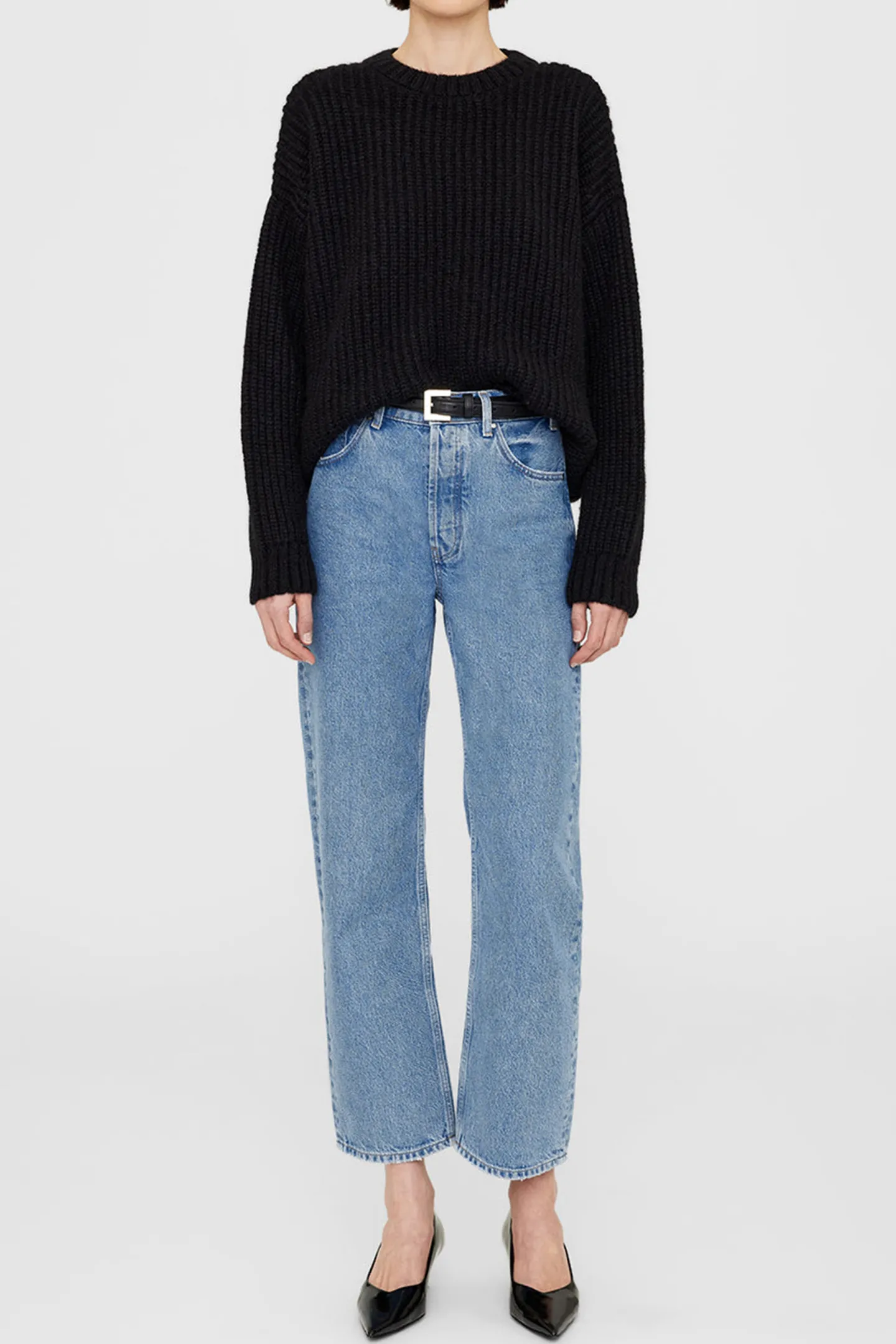 pullover_sydney_in_schwar_3.webp Anine Bing Pullover<Pullover Sydney in Schwarz