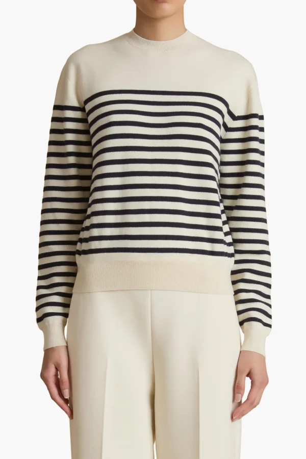 Khaite Pullover<Pullover Viola in Glaze/Midnight Navy