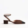 Aquazzura Heels<Pumps French Flirt in Espresso/Blue