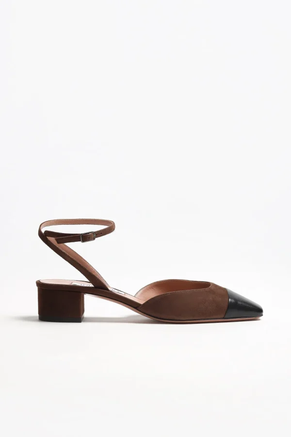 Aquazzura Heels<Pumps French Flirt in Espresso/Blue