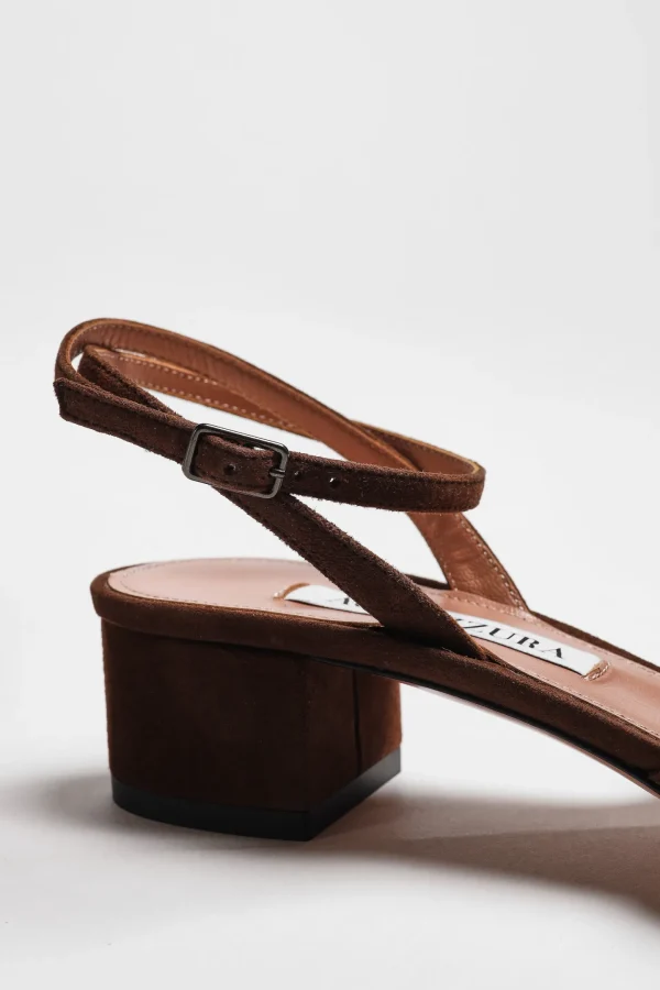 Aquazzura Heels<Pumps French Flirt in Espresso/Blue