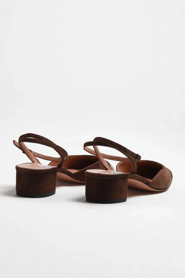 Aquazzura Heels<Pumps French Flirt in Espresso/Blue