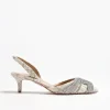 Aquazzura Heels<Pumps Gatsby Sling in Latte
