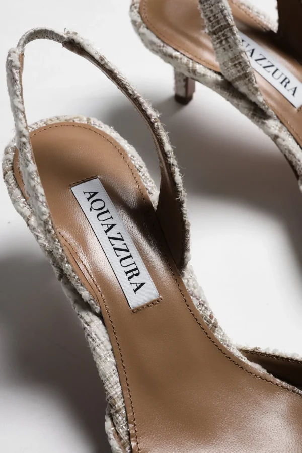 Aquazzura Heels<Pumps Gatsby Sling in Latte