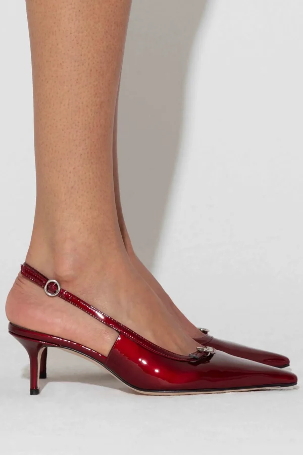 aeyde Heels<Pumps Saba in Red Metallic