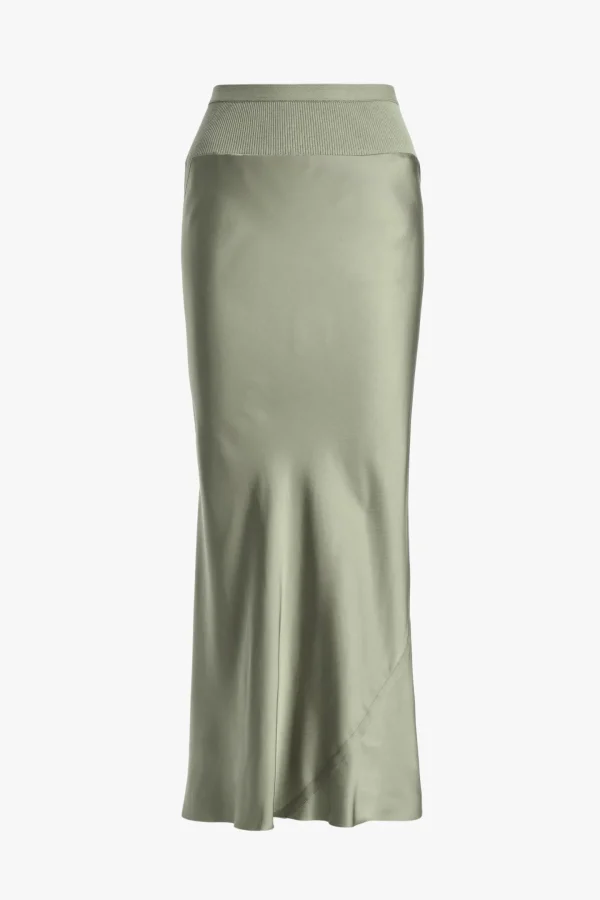 Rick Owens Röcke<Rock Calf Bias in Celadon