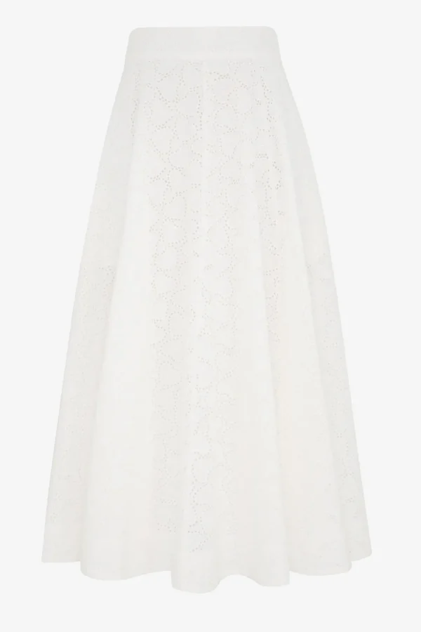 Zimmermann Röcke<Rock Crush Embroidered in Ivory