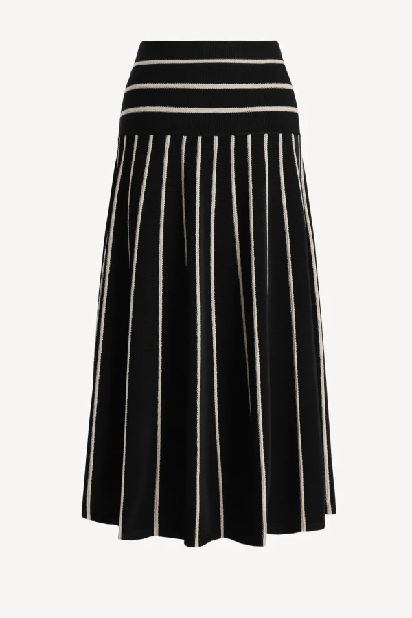 Zimmermann Röcke<Rock Crush in Schwarz/Creme