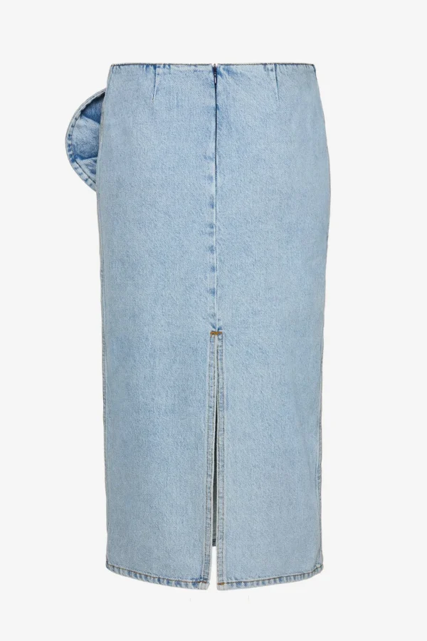Magda Butrym Röcke<Rock Floral Appliqué in Light Blue