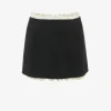Victoria Beckham Röcke<Rock Ruched in Schwarz