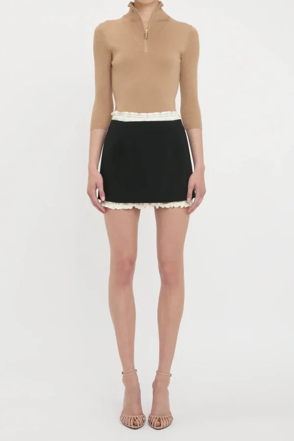 Victoria Beckham Röcke<Rock Ruched in Schwarz