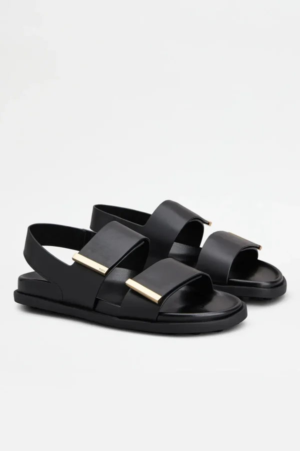 Tod's Sandalen & Slipper<Sandale mit Riemen in Schwarz