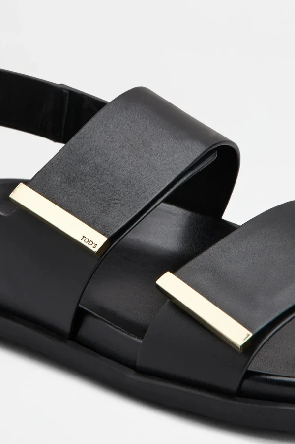 Tod's Sandalen & Slipper<Sandale mit Riemen in Schwarz