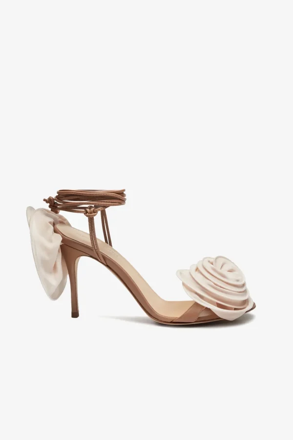 Magda Butrym Heels<Sandalette Flower in Nude