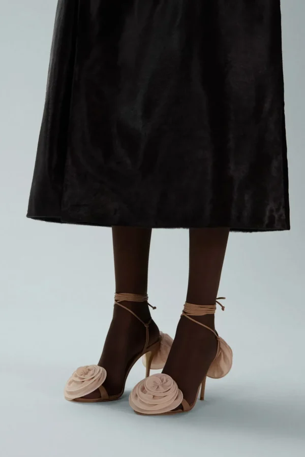 Magda Butrym Heels<Sandalette Flower in Nude