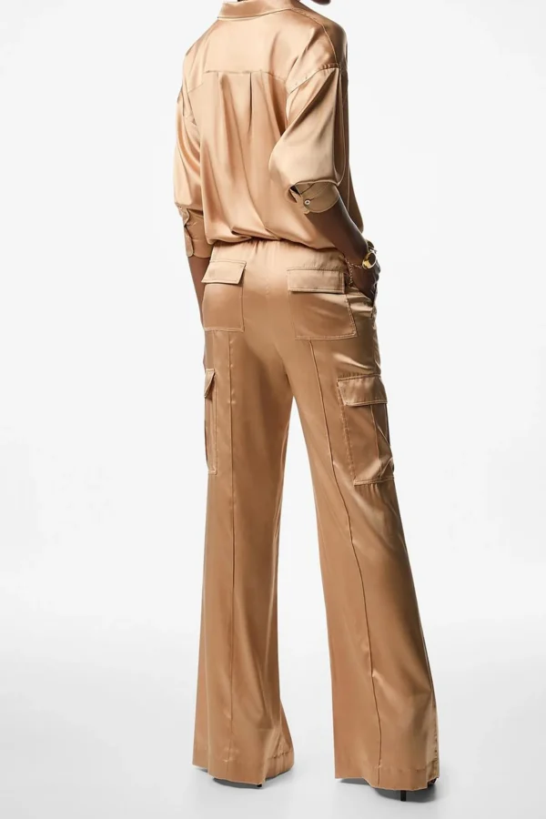 Tom Ford Blusen & Tops<Seidenbluse Relaxed in Pale Beige