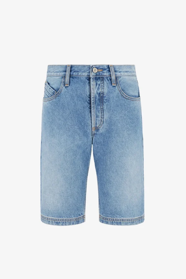 The Attico Shorts<Shorts in Sky Blue