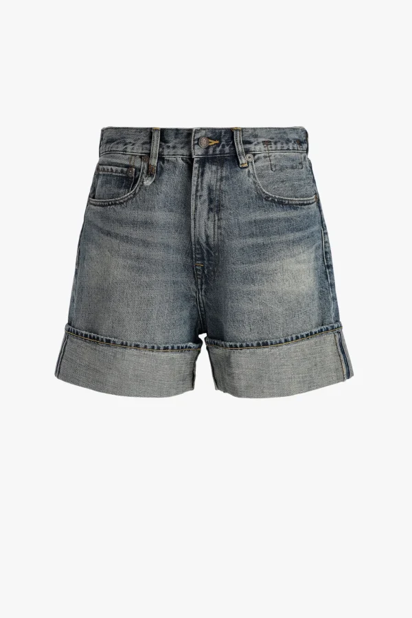 R13 Shorts<Shorts Nina in Barter Indigo