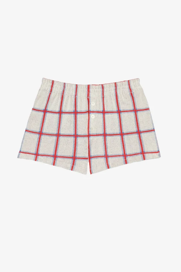 Guest in Residence Shorts<Shorts Picnic Plaid in Cream