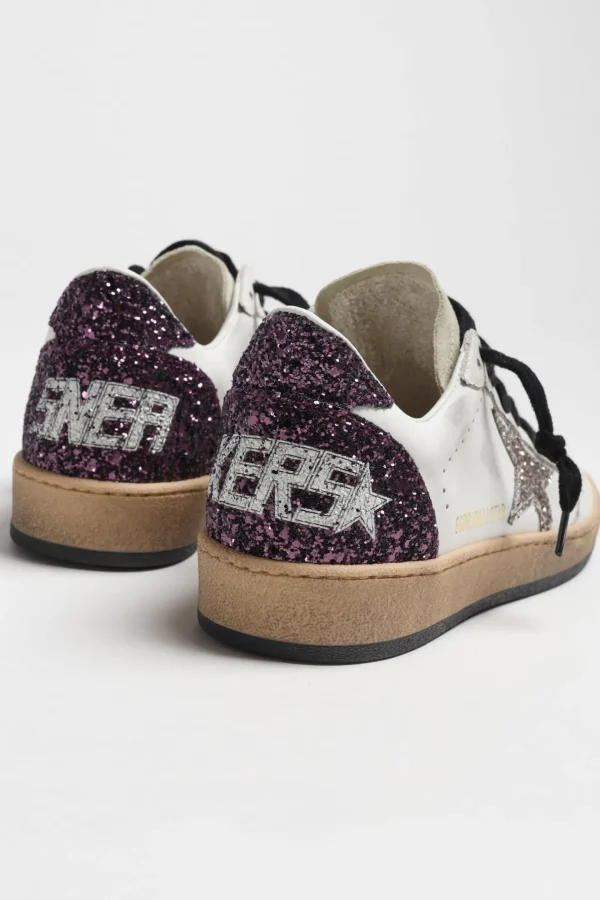 Golden Goose Sneaker | Low Top<Sneaker Ballstar in Weiß/Eggnog/Cabernet