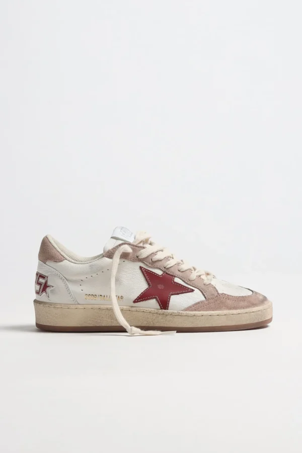 Golden Goose Sneaker | Low Top<Sneaker Ballstar in Weiß/Rot/Pink