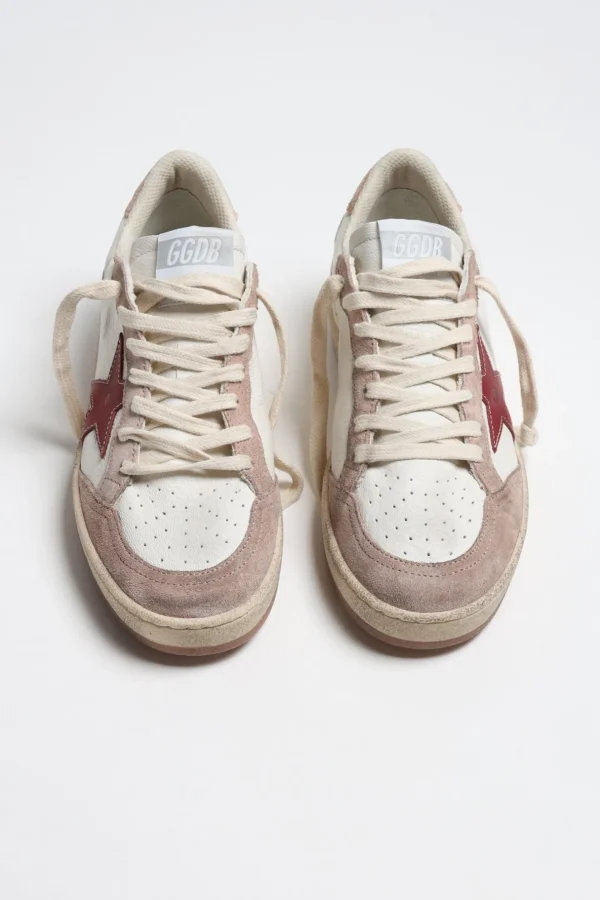 Golden Goose Sneaker | Low Top<Sneaker Ballstar in Weiß/Rot/Pink