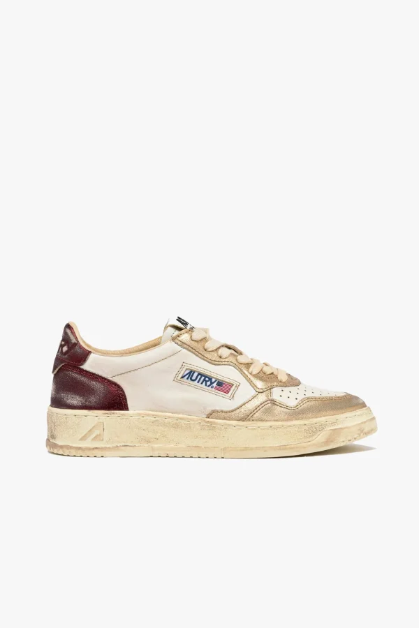 Autry Sneaker | Low Top<Sneaker Super Vintage in Platinum/Violet