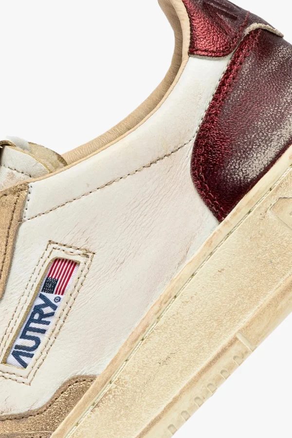 Autry Sneaker | Low Top<Sneaker Super Vintage in Platinum/Violet