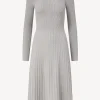 Veronica Beard Kleider<Strickkleid Nami in Silber