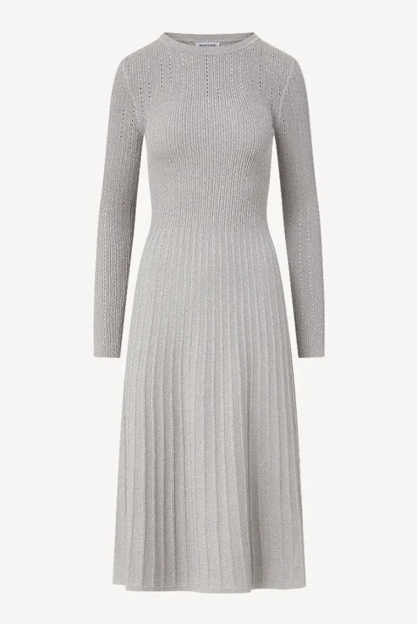 Veronica Beard Kleider<Strickkleid Nami in Silber