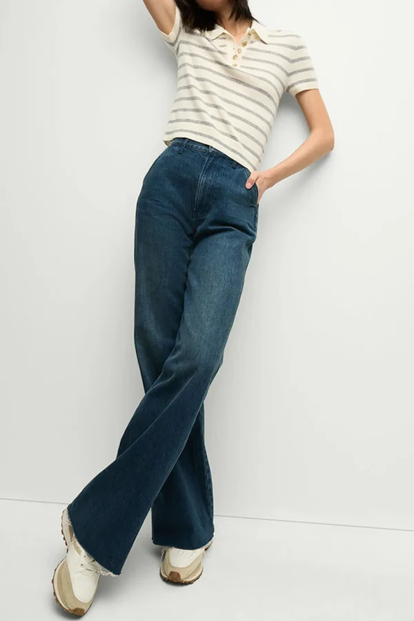 Veronica Beard Pullover<Strickshirt Brandt in Ivory/Heather Grey