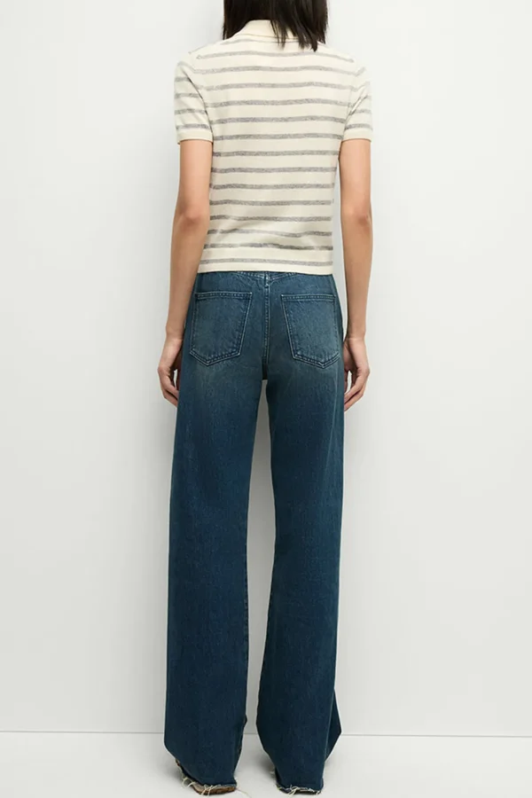 Veronica Beard Pullover<Strickshirt Brandt in Ivory/Heather Grey