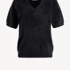 Lisa Yang Pullover<Strickshirt Lovisa in Black Brushed