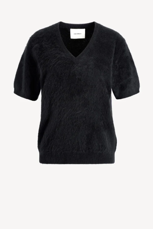Lisa Yang Pullover<Strickshirt Lovisa in Black Brushed