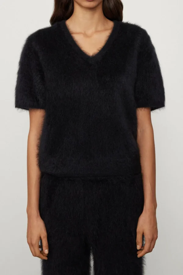 Lisa Yang Pullover<Strickshirt Lovisa in Black Brushed