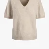 Lisa Yang Pullover<Strickshirt Lovisa in Sand Brushed
