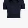 Khaite Pullover<Strickshirt Morgane in Midnight Navy