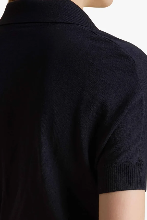 Khaite Pullover<Strickshirt Morgane in Midnight Navy