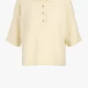 Allude Pullover<Strickshirt Polo in Beige