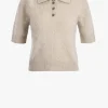 Lisa Yang Pullover<Stricktop Carolyn in Brushed Sand