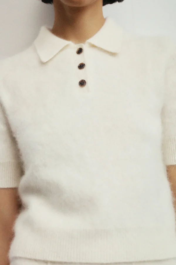 Lisa Yang Pullover<Stricktop Carolyn in Cream
