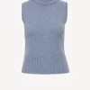 Veronica Beard Pullover<Stricktop Mazzy in Smoke Blue
